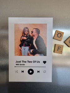 Song and Photo Memory Magnet